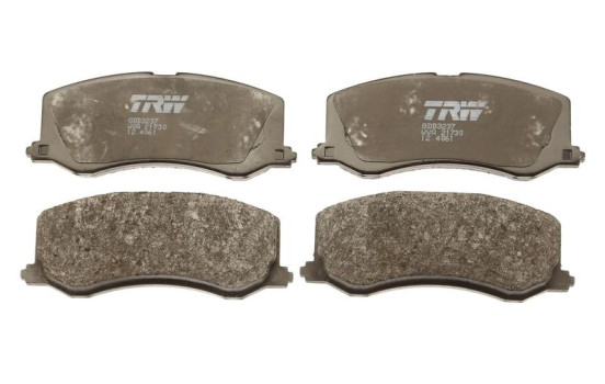 Kit de plaquettes de frein, frein à disque GDB3237 TRW, Image 3