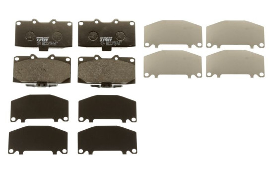Kit de plaquettes de frein, frein à disque GDB3307 TRW, Image 3