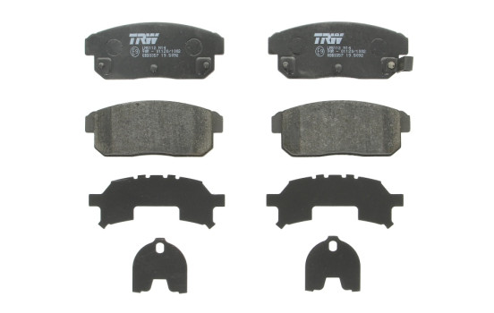Kit de plaquettes de frein, frein à disque GDB3357 TRW