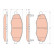 Kit de plaquettes de frein, frein à disque GDB3427 TRW, Vignette 2