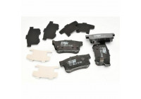 Kit de plaquettes de frein, frein à disque GDB3447 TRW
