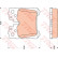 Kit de plaquettes de frein, frein à disque GDB3475 TRW
