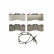Kit de plaquettes de frein, frein à disque GDB3506 TRW