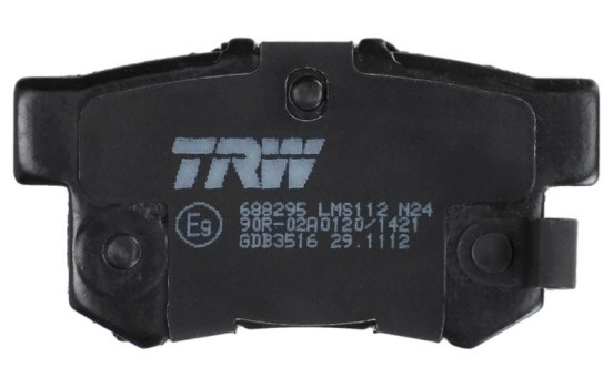 Kit de plaquettes de frein, frein à disque GDB3516 TRW, Image 6