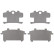 Kit de plaquettes de frein, frein à disque GDB3516 TRW, Vignette 7