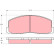 Kit de plaquettes de frein, frein à disque GDB355 TRW, Vignette 2
