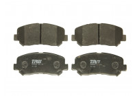 Kit de plaquettes de frein, frein à disque GDB3562 TRW