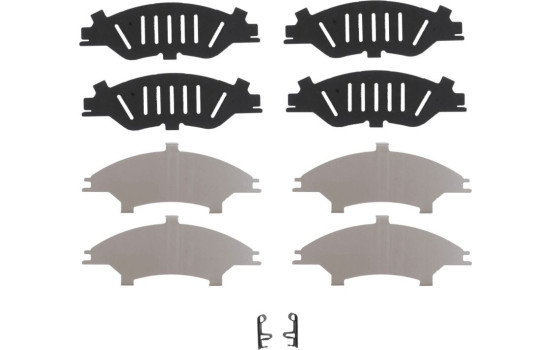 Kit de plaquettes de frein, frein à disque GDB3633 TRW, Image 7