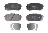 Kit de plaquettes de frein, frein à disque GDB3642 TRW