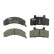 Kit de plaquettes de frein, frein à disque GDB4005 TRW