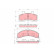 Kit de plaquettes de frein, frein à disque GDB4005 TRW, Vignette 2