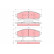 Kit de plaquettes de frein, frein à disque GDB4014 TRW, Vignette 2