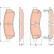 Kit de plaquettes de frein, frein à disque GDB4172 TRW, Vignette 2