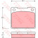 Kit de plaquettes de frein, frein à disque GDB533 TRW