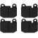 Kit de plaquettes de frein, frein à disque GDB654 TRW, Vignette 3