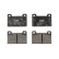 Kit de plaquettes de frein, frein à disque GDB939 TRW