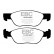 Kit de plaquettes de frein, frein à disque Greenstuff DP21530 EBC, Vignette 4