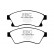 Kit de plaquettes de frein, frein à disque Greenstuff DP22065 EBC, Vignette 4