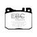Kit de plaquettes de frein, frein à disque Greenstuff DP2261 EBC, Vignette 4