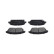 Kit de plaquettes de frein, frein à disque KBP-1014 Kavo parts, Vignette 4