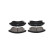 Kit de plaquettes de frein, frein à disque KBP-1016 Kavo parts, Vignette 4