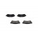 Kit de plaquettes de frein, frein à disque KBP-1020 Kavo parts, Vignette 4