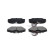 Kit de plaquettes de frein, frein à disque KBP-1022 Kavo parts, Vignette 3