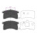 Kit de plaquettes de frein, frein à disque KBP-1506 Kavo parts