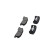Kit de plaquettes de frein, frein à disque KBP-1508 Kavo parts, Vignette 3