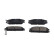 Kit de plaquettes de frein, frein à disque KBP-2020 Kavo parts, Vignette 2