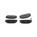 Kit de plaquettes de frein, frein à disque KBP-2020 Kavo parts, Vignette 4