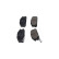Kit de plaquettes de frein, frein à disque KBP-2020 Kavo parts, Vignette 5