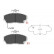 Kit de plaquettes de frein, frein à disque KBP-2021 Kavo parts, Vignette 2