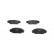Kit de plaquettes de frein, frein à disque KBP-2031 Kavo parts, Vignette 4