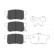 Kit de plaquettes de frein, frein à disque KBP-2044 Kavo parts