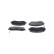 Kit de plaquettes de frein, frein à disque KBP-2046 Kavo parts, Vignette 4