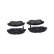 Kit de plaquettes de frein, frein à disque KBP-2053 Kavo parts, Vignette 4