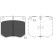 Kit de plaquettes de frein, frein à disque KBP-3012 Kavo parts, Vignette 2