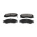 Kit de plaquettes de frein, frein à disque KBP-3016 Kavo parts, Vignette 2