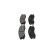 Kit de plaquettes de frein, frein à disque KBP-3016 Kavo parts, Vignette 5