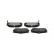 Kit de plaquettes de frein, frein à disque KBP-3502 Kavo parts, Vignette 4