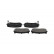 Kit de plaquettes de frein, frein à disque KBP-4001 Kavo parts, Vignette 4