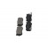 Kit de plaquettes de frein, frein à disque KBP-4001 Kavo parts, Vignette 5