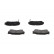 Kit de plaquettes de frein, frein à disque KBP-4002 Kavo parts, Vignette 4