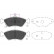 Kit de plaquettes de frein, frein à disque KBP-4009 Kavo parts, Vignette 2