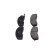 Kit de plaquettes de frein, frein à disque KBP-4012 Kavo parts, Vignette 5