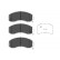 Kit de plaquettes de frein, frein à disque KBP-4021 Kavo parts