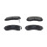 Kit de plaquettes de frein, frein à disque KBP-4021 Kavo parts, Vignette 2