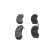 Kit de plaquettes de frein, frein à disque KBP-4021 Kavo parts, Vignette 5