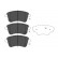 Kit de plaquettes de frein, frein à disque KBP-4028 Kavo parts